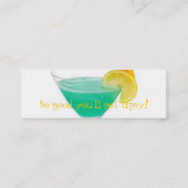 Tipsy dünne Visitenkarte (Rückseite)