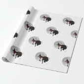 Tipsy Hexe auf dem Flying Broom Wrapping Paper Geschenkpapier (Ungerollt)