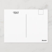 Tipsy Hexe auf der Flying Broom Postkarte (Rückseite)