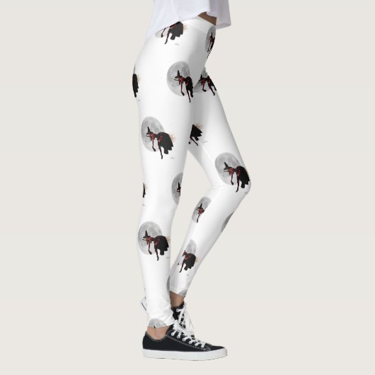 Tipsy Hexe auf Leggings (Rechts)