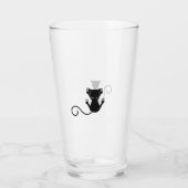 Tipsy Kitty Glas (Rückseite)