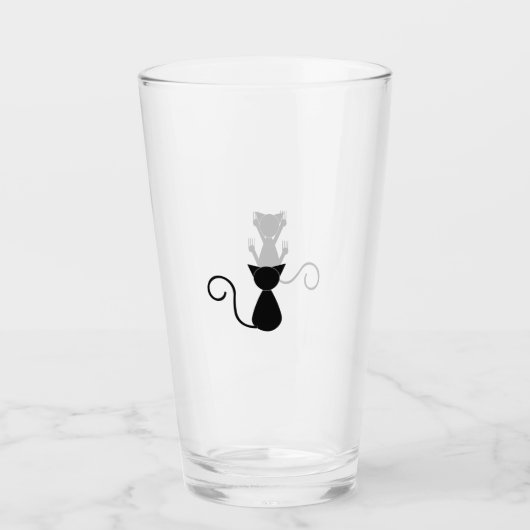 Tipsy Kitty Glas (Vorderseite)