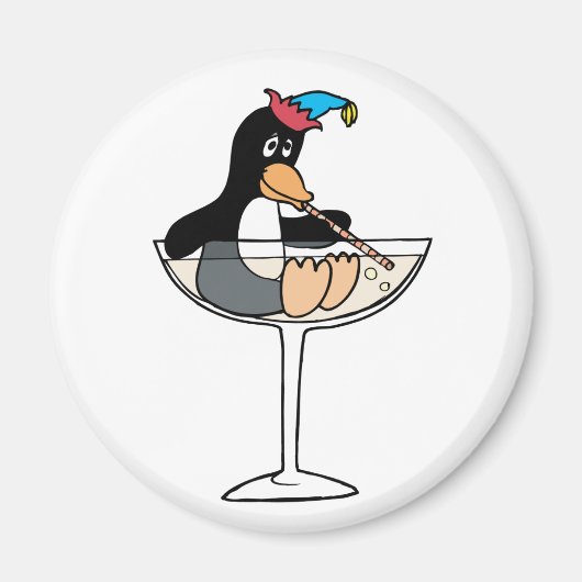 Tipsy Penguin Magnet (Vorne)