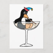 Tipsy Penguin Postkarte (Vorderseite)