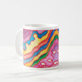 Tipsy Regenbogen-Tasse Kaffeetasse (Vorderseite Links)