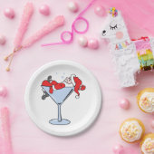 Tipsy Santa Pappteller (Party)