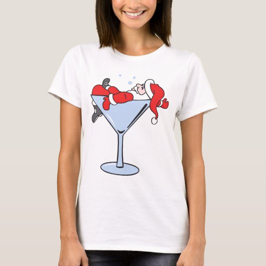 Tipsy Santa T-Shirt (Vorderseite)