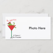 Tipsy-tini Feiertagskarte (Vorderseite)