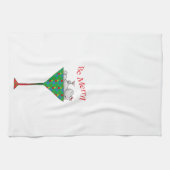 Tipsy-tini's Flusspferd Geschirrtuch (Horizontal)