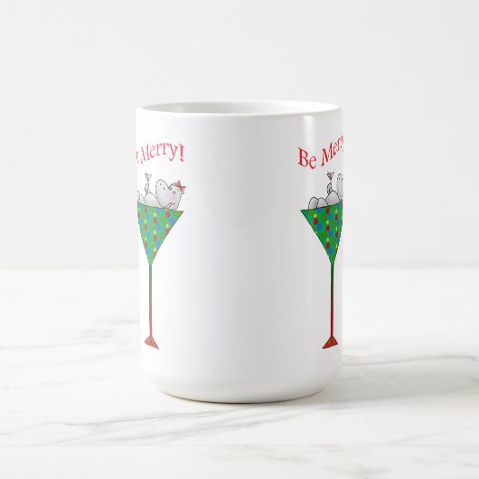 Tipsy-tini's Flusspferd Kaffeetasse (Mittel)