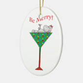 Tipsy-tinis Hippo Keramik Ornament (Links)