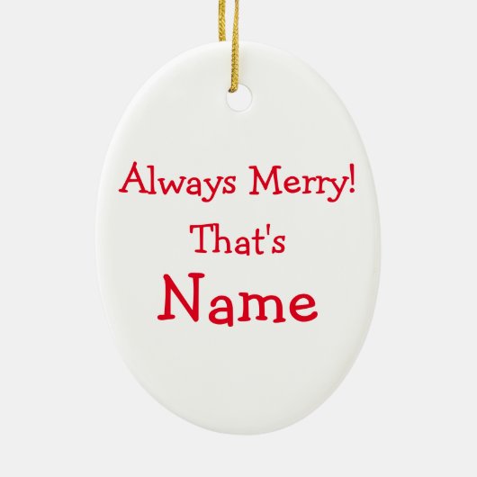 Tipsy-tinis Hippo Keramik Ornament (Hinten)