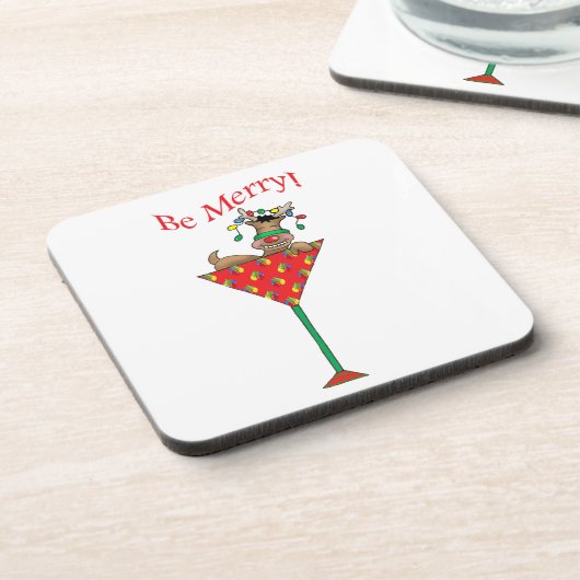 Tipsy-tini's Ren Getränkeuntersetzer (Linke Seite)