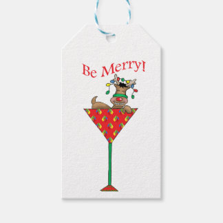 Tipsy-tinis Rentier Geschenkanhänger