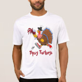 Tipsy Türkei (Wein) T-Shirt (Vorderseite)
