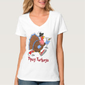 Tipsy Turkey (Martini) - Post-Run T-Shirt (Vorderseite)