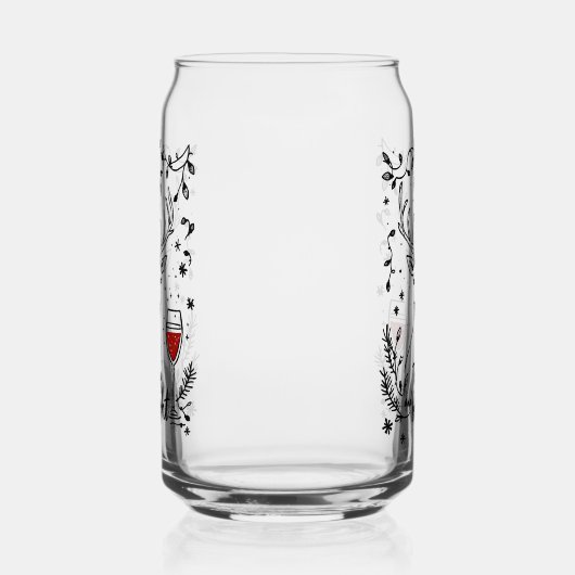 Tipsy und Bright Deer Dosenglas (Links)