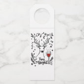 Tipsy und Bright Deer Flaschenanhänger (Vorderseite)