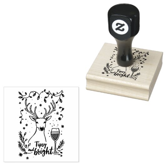 Tipsy und Bright Deer Gummistempel (Stempel)