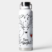 Tipsy und Bright Deer Trinkflasche (Rückseite)