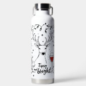 Tipsy und Bright Deer Trinkflasche (Vorderseite)