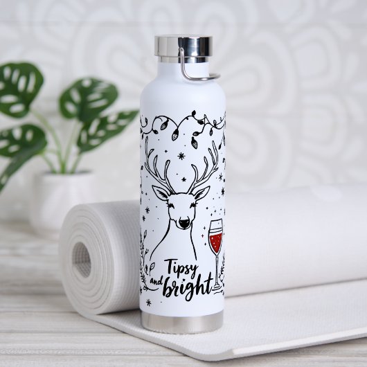 Tipsy und Bright Deer Trinkflasche (Yoga (gedreht))