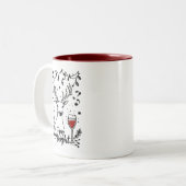 Tipsy und Bright Deer Zweifarbige Tasse (Vorderseite Links)