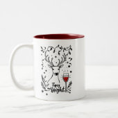 Tipsy und Bright Deer Zweifarbige Tasse (Links)