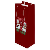 Tipsy und hell geschenktüte für weinflaschen (Rückseite Schrägansicht)