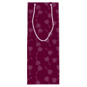 Tipsy Wein-Gläser Geschenktüte Für Weinflaschen (Rückseite)