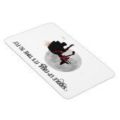 Tipsy Witze auf Flying Broom Flexible Magnet (Rechte Seite)
