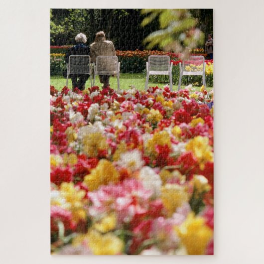 Tiptoe, in den Tulpen. Puzzle (Vertikal)