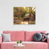 Tipton Cabin Leinwanddruck (Insitu (Wohnzimmer))