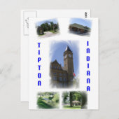 Tipton Indiana Collage Postcard Postkarte (Vorne/Hinten)