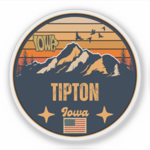 Tipton, Iowa Aufkleber