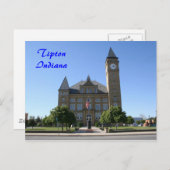 Tipton Landkreis Courthouse - Maßgeschneidert Postkarte (Vorne/Hinten)
