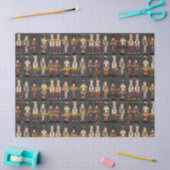 Tiptop Nutcracker Kings Musical Staff Seidenpapier (Basteln)