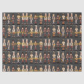 Tiptop Nutcracker Kings Musical Staff Seidenpapier (Vorderseite)