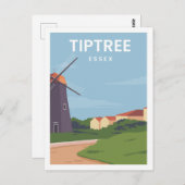 Tiptree Essex Famous Travel Place Illustration Postkarte (Vorne/Hinten)