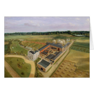 Tiptree Hall and Farm, Essex, c.1850-60 (Öl auf ca