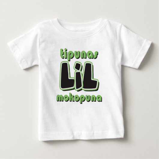Tipunas LIL Mokopuna Baby T-shirt (Vorderseite)