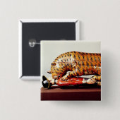 Tipus Tiger, c.1790 (Holz) Button (Vorne & Hinten)