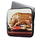 Tipus Tiger, c.1790 (Holz) Laptopschutzhülle (Vorderseite Links)