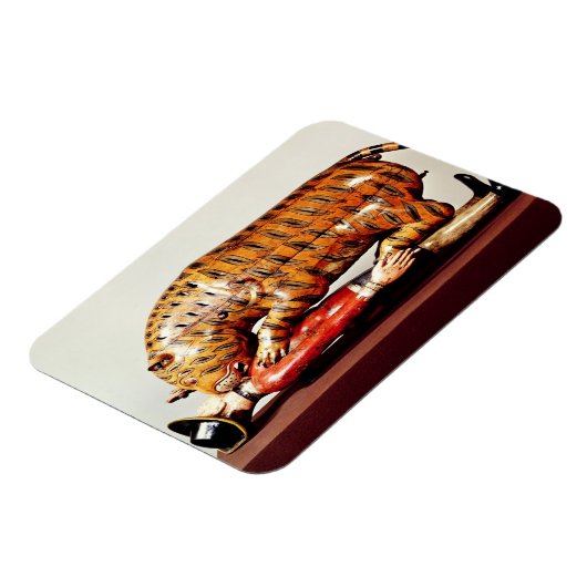 Tipu's Tiger, c.1790 (Holz) Magnet (Linke Seite)