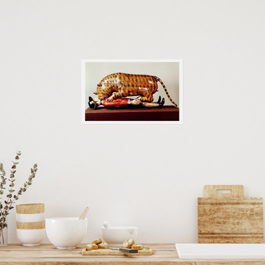 Tipu's Tiger, c.1790 (Holz) Poster (Küche)