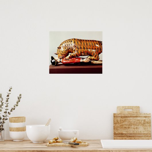 Tipu's Tiger, c.1790 (Holz) Poster (Küche)