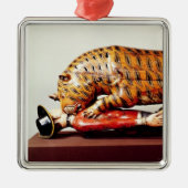 Tipus Tiger, c.1790 (Holz) Silbernes Ornament (Vorne)