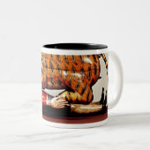 Tipus Tiger, c.1790 (Holz) Zweifarbige Tasse (VorderseiteRechts)