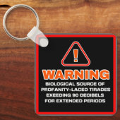 TIRADE WARNING SCHLÜSSELANHÄNGER (Vorderseite)