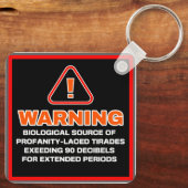 TIRADE WARNING SCHLÜSSELANHÄNGER (Rückseite)